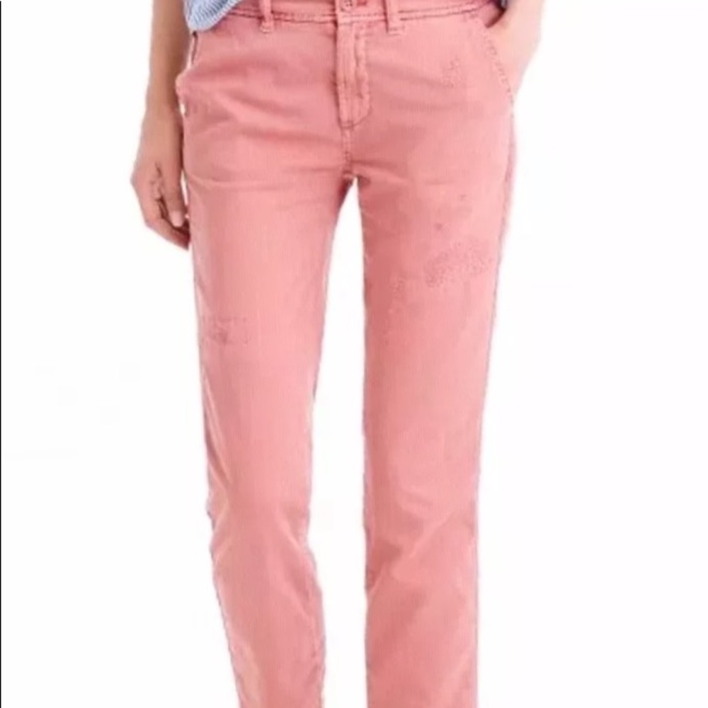 J.Crew Distressed Boyfriend Chino Pant